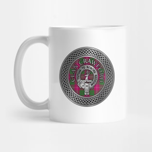 Clan Crawford Crest & Tartan Knot Mug